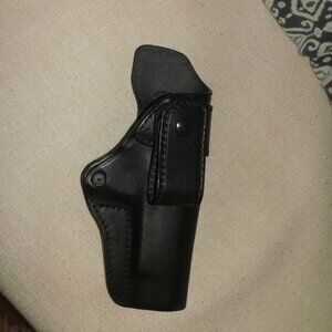 Blackhawk CQC Holster Colt Gov’t Size 01 Black Leather made in Italy